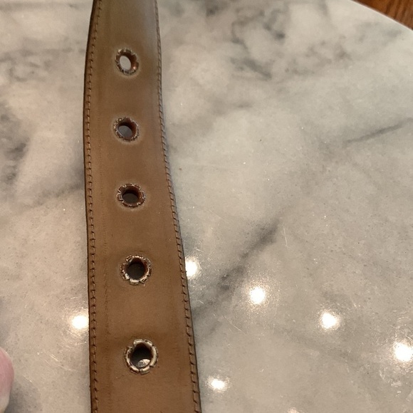 Bullock and Jones belt solid brass buckle size 36 quiet luxury accessory item - Picture 9 of 11